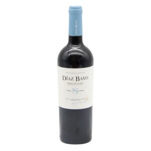 Botella de vino tinto díaz bayo 8