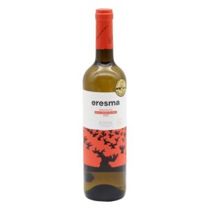 Botella de vino blanco eresma rueda