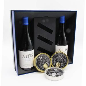 ATTIS LÍAS FINAS 2 BOTELLAS 75cl+3 LATAS CONSERVA ATTIS