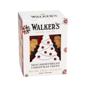 MINI SHORTBREAD CHRISTMAS TREES 150grs WALKERS