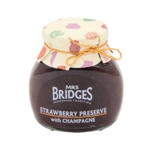 MERMELADA DE FRESA Y CHAMPAGNE 340grs MRS BRIDGES