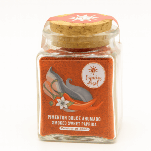 PIMENTÓN DULCE AHUMADO TARRO CRISTAL ESPECIAS DEL SOL